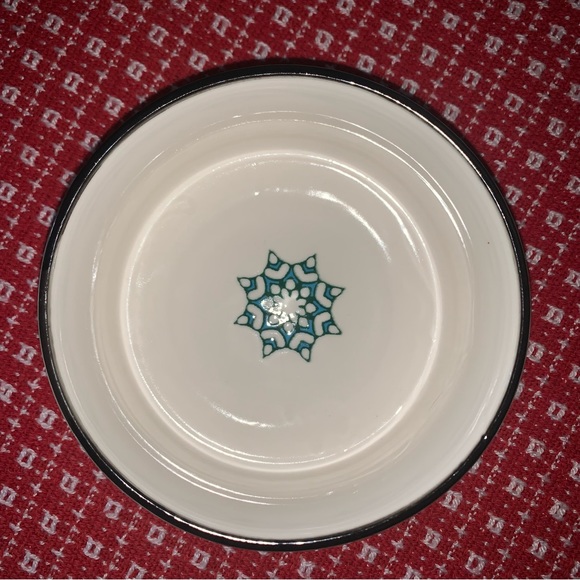 Set of 4 SIGNATURE HOUSEWARES Muti Colored Ceramic Bowls 5” x 2 3/4” EXCELLENT - Picture 6 of 11